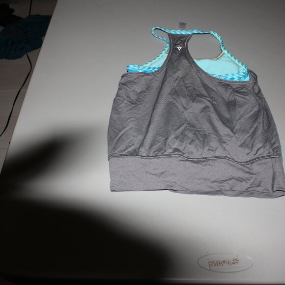 Grey & Blue Ivivva Tank Top Size 6 - Picture 3 of 5